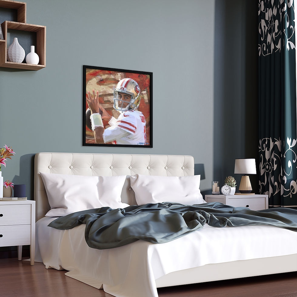 Thumbnail: Jimmy Garoppolo- 49ers - Framed Poster, Horizontal		
