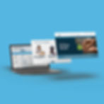 Multiple screens of the corporate results framework/impact website for the interamerican development bank showing stats and maps and photos representing stories