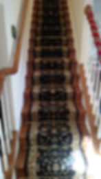 Carpet runner with Oak Treads/Risers