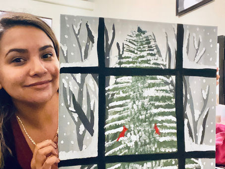 Empowering Families, Inc. had a virtual paint night!