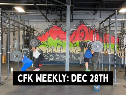 CFK WEEKLY: DEC 28TH