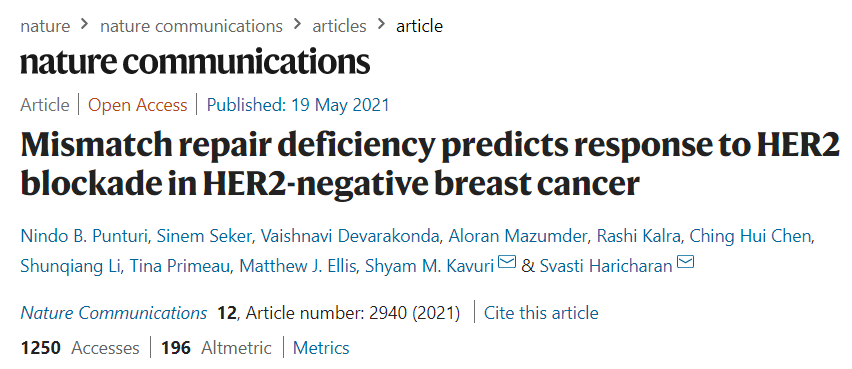 First paper from the Haricharan Lab is out!!!
