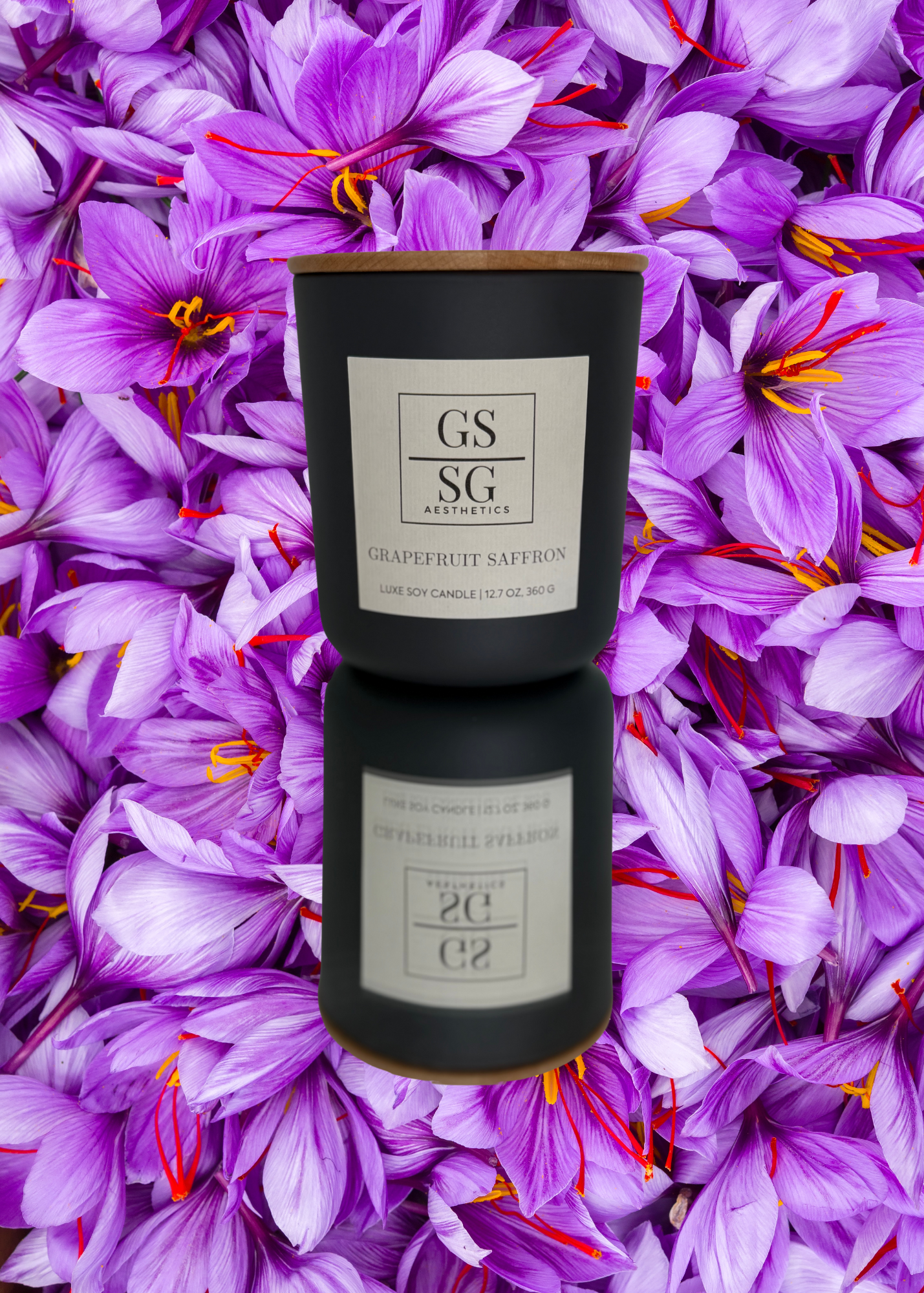 Grapefruit Saffron Spa Candle