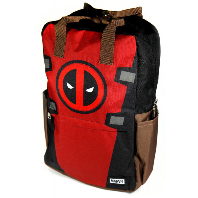 square nylon backpack