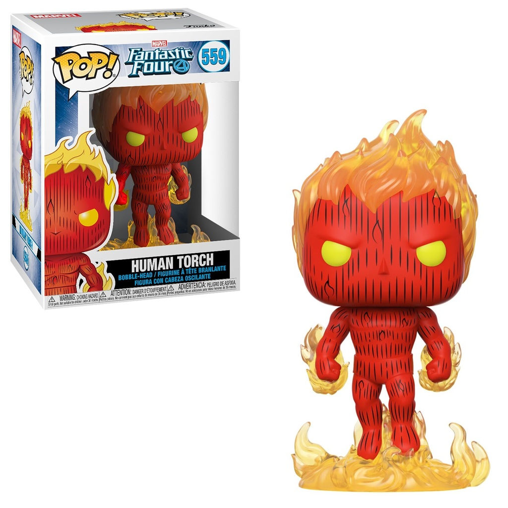 Funko POP! Marvel Fantastic Four - Human Torch #559