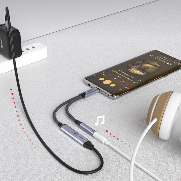 Thumbnail: UNITEK USB C to 3.5mm Audio Jack Adapter (M205A)