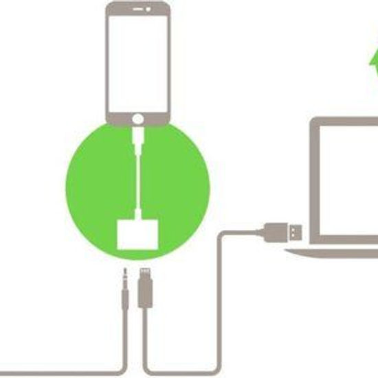 Thumbnail: Lightning to 3.5mm Audio Adapter incl. Call Function, white