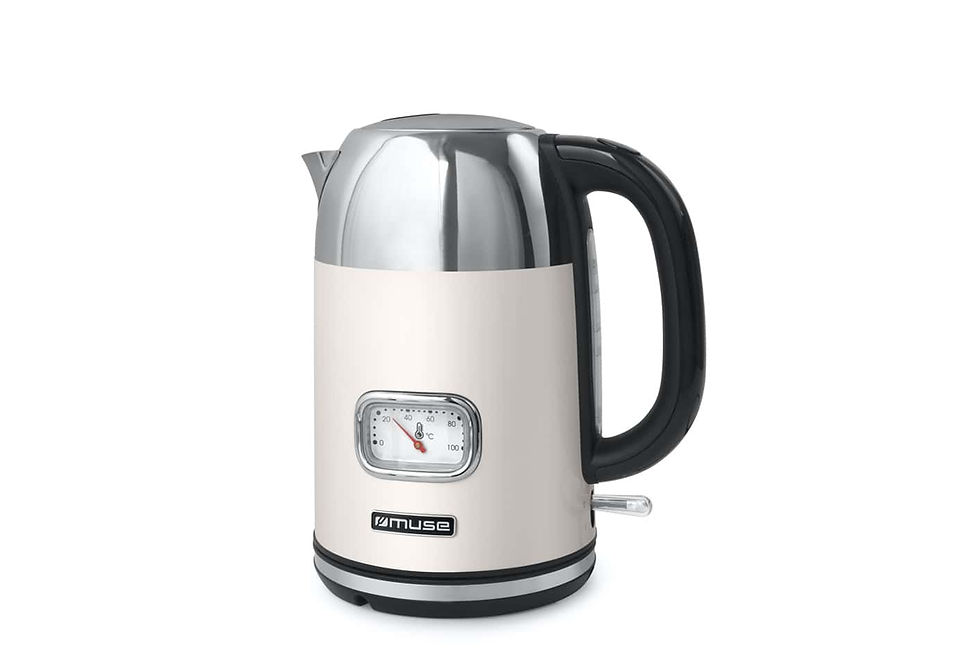 Muse Stainless Steel Kettle 1.7L 2200W Beige (MS-020SC)