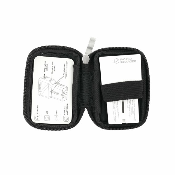 Thumbnail: prio World Travel Charger 20W PD (USB C) + QC 3.0 (USB A) white (PTC-1101)