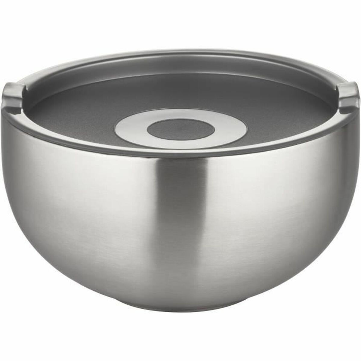 Salad Bowl GSW GSW 26 cm Silver Metal Thermal