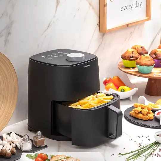 Thumbnail: No-Oil Fryer Fryinn Lite 2000, 1200W 2L InnovaGoods (V0103714, V0103713)