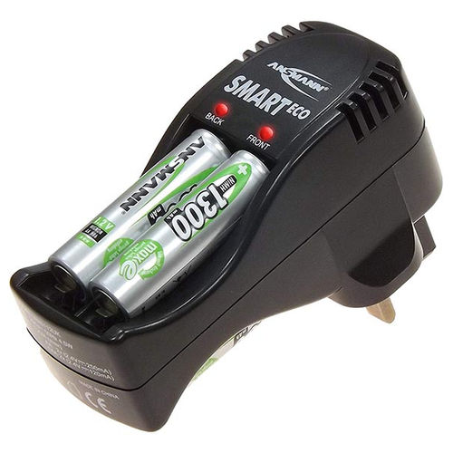 Ansmann Eco Smart Set UK Wall Charger for AAA/AA