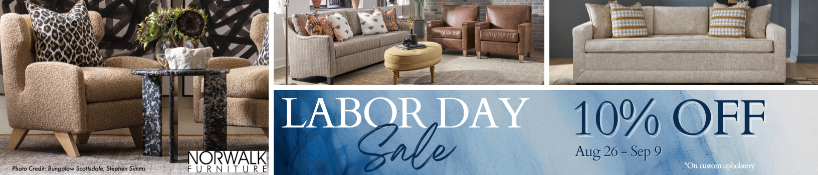 Norwalk Furniture Labor day sale 2025