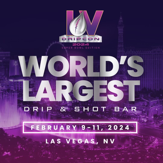 World's Largest Drip and Shot Bar February 9-11, 2024 in Las Vegas, NV