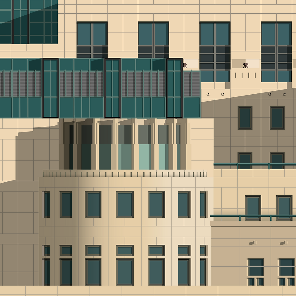 Thumbnail: SIS MI6 Building Section - 330x950mm