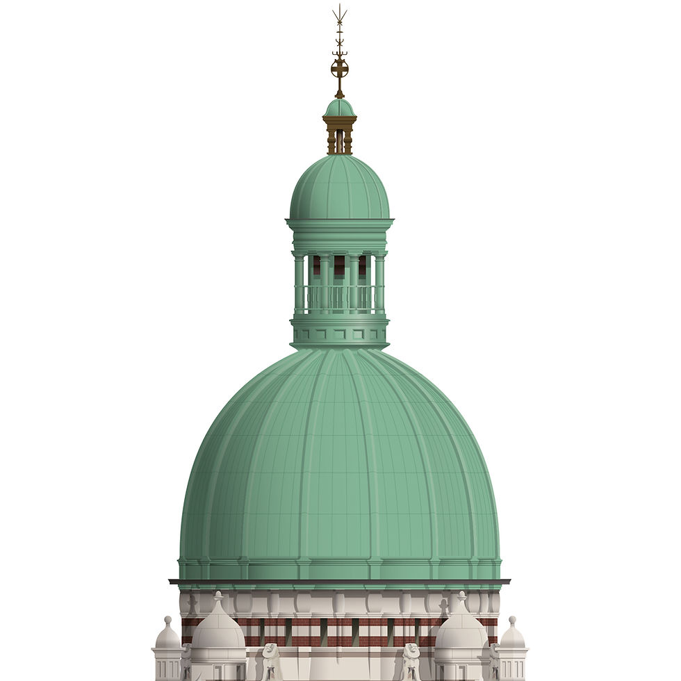 Thumbnail: The Queen's Tower, Imperial College, London - 330mm x 950mm