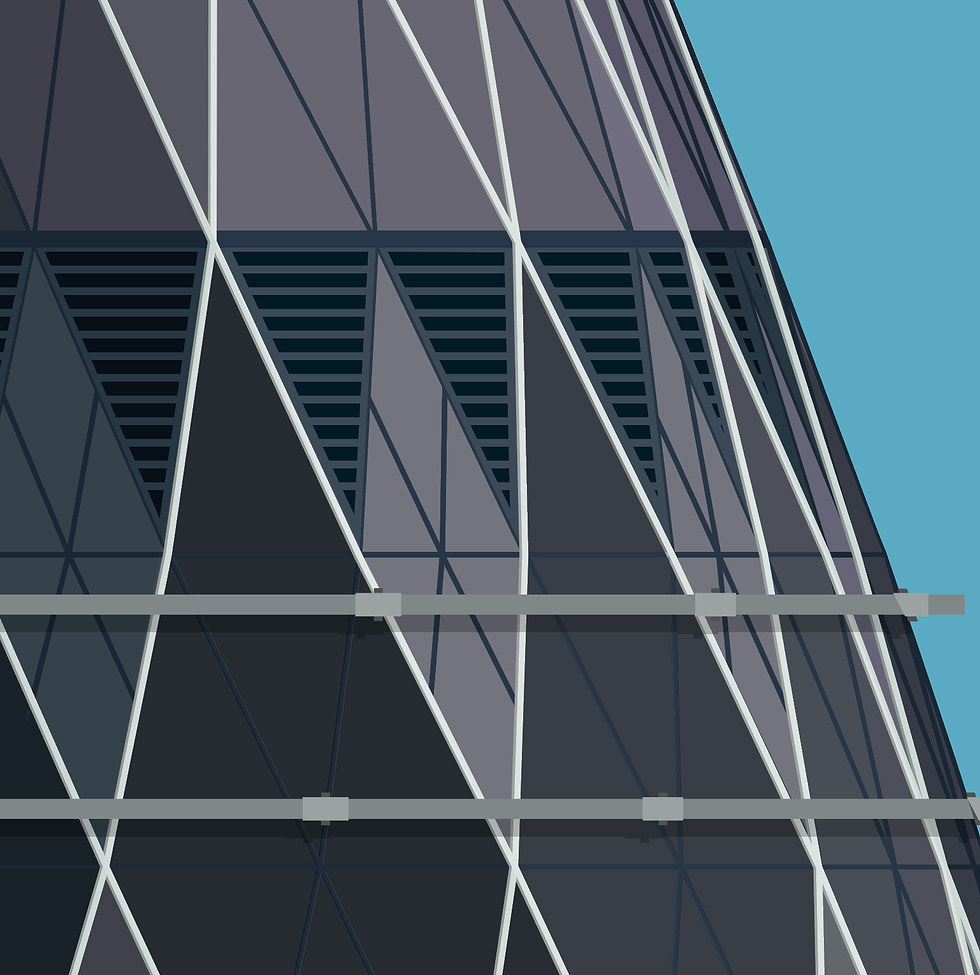 Thumbnail: St Mary Axe, The Gherkin - 330mm x 950mm