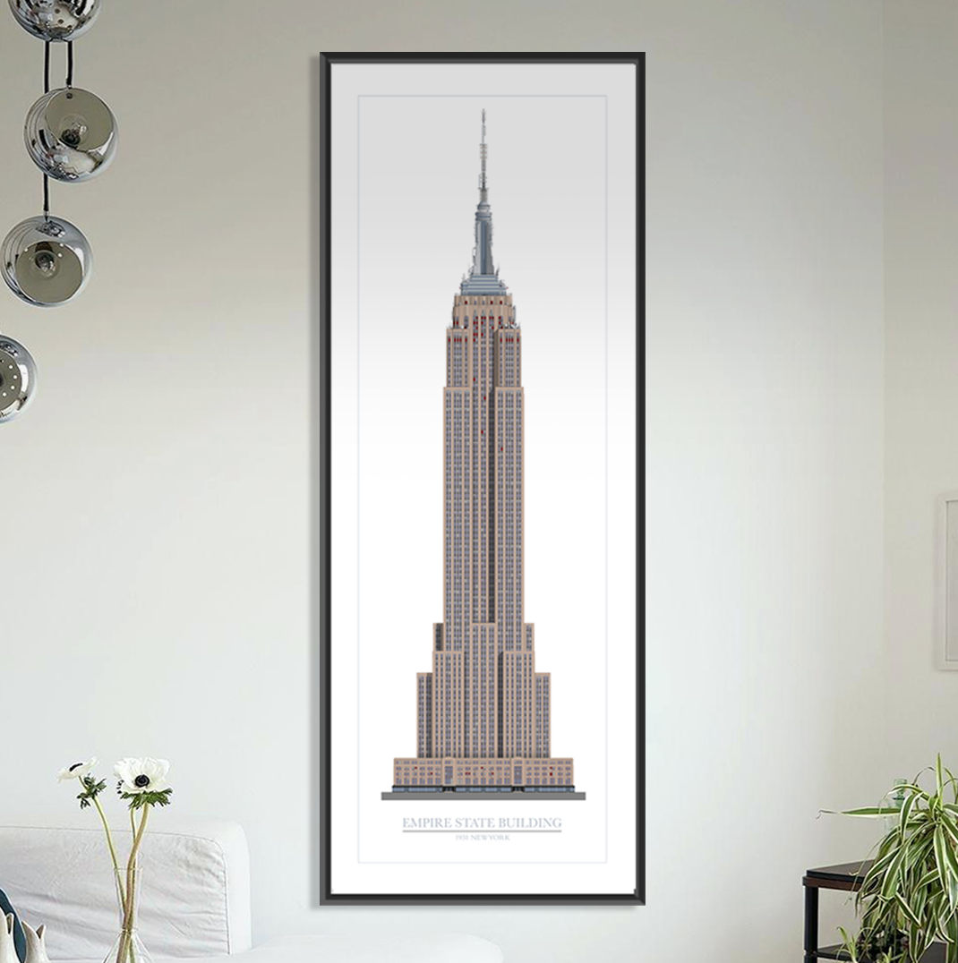 Empire State Building - 640mm x 1800mm