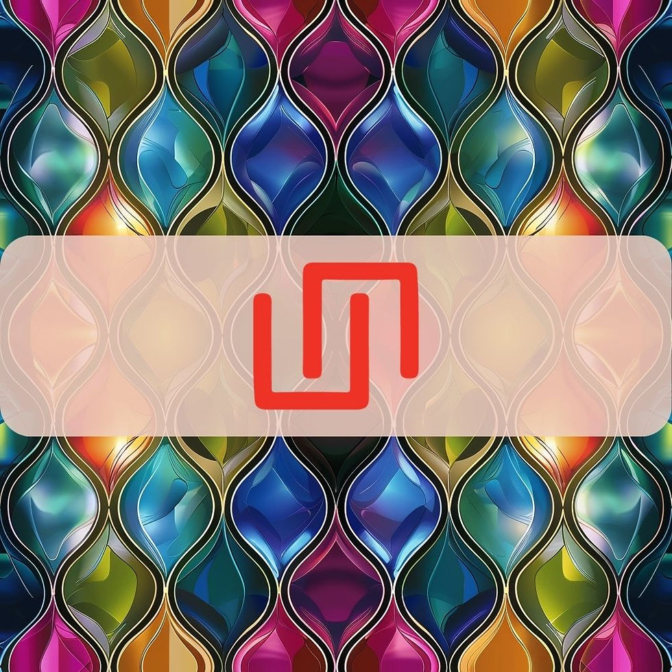 Thumbnail: Seamless Colored Glass Digital Transfer Paper, Adjustable Repeating Print Pattern, Graphic Design, High Res Art Texture Temp