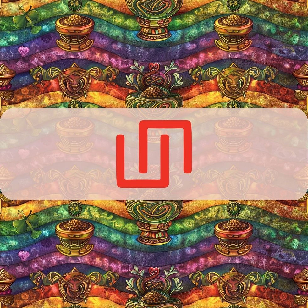 Thumbnail: Seamless St. Patricks Day Digital Transfer Paper, Repeating Print Pattern, Graphic Vector Design, High Res Art Texture Temp