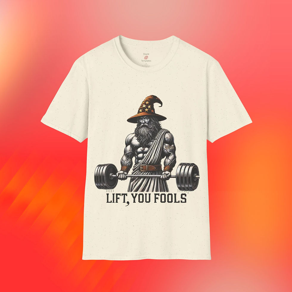 Designer Unisex Softstyle Vintage Lift You Fools comfortable cotton fabric Shirt graphic Gandalf trendy fashion apparel