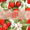 Thumbnail: Seamless Strawberries Digital Transfer Paper, Adjustable Repeating Print Pattern, Graphic Design, High Res Art Texture Temp