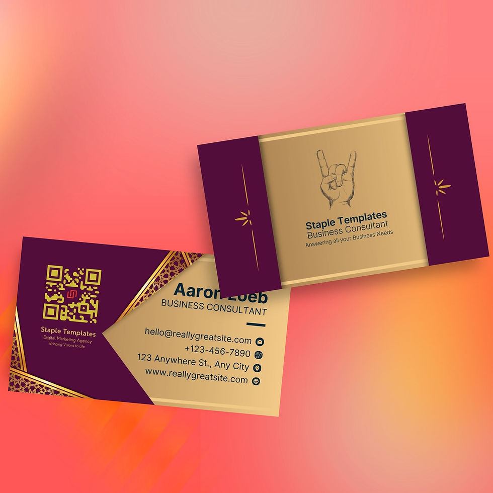 Thumbnail: Professional Social Networking Custom Business Card Design Template