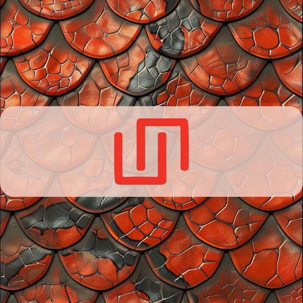 Thumbnail: Seamless Snake Scales Digital Transfer Paper, Adjustable Repeating Print Pattern, Graphic Design, High Res Art Texture Temp