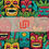 Thumbnail: Seamless Tiki Digital Transfer Paper, Adjustable Repeating Print Pattern, Graphic Vector Design, High Res Art Texture Temp