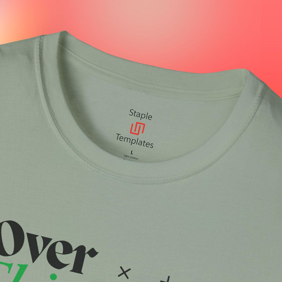 Thumbnail: Designer Unisex Softstyle Over Thinking Thinker cotton fabric comfortable Shirt graphic Urban Street Wear fashion apparel
