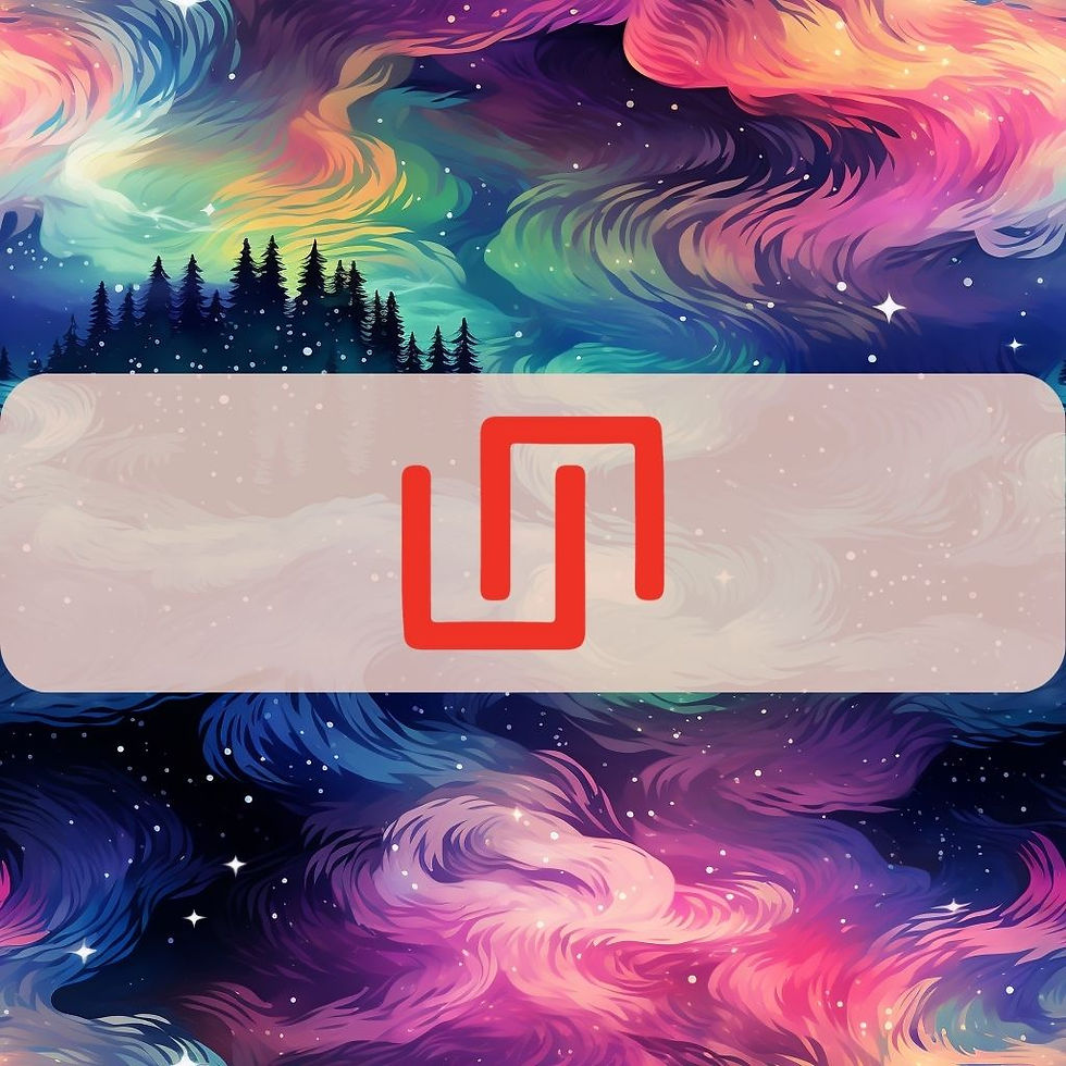 Thumbnail: Seamless Colorful Aurora Digital Transfer Paper Adjustable Repeating Print Pattern, Graphic Design, High Res Art Texture Temp