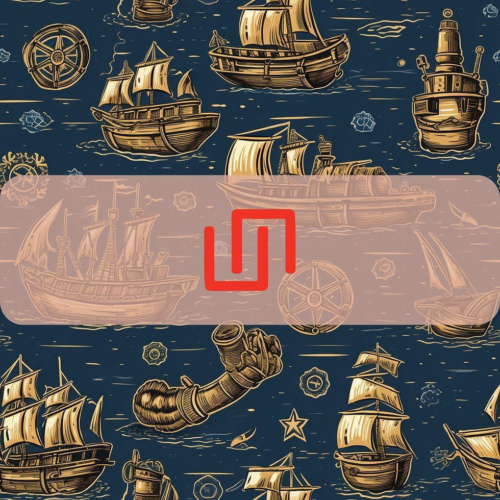 Thumbnail: Seamless Pirates Digital Transfer Paper, Adjustable Repeating Print Pattern, Graphic Vector Design, High Res Art Texture Temp