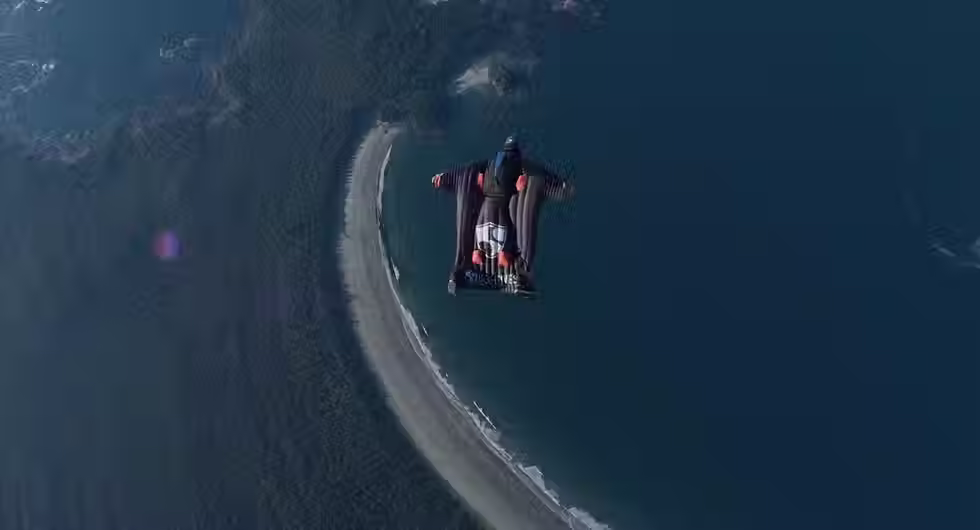 Turner is the first bilateral leg amputee to wingsuit fly. (Submitted by Tyler Turner)