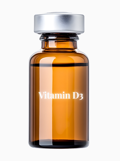 Vitamin D3 vial ready for injections in NYC.