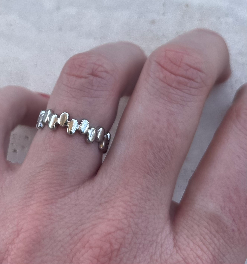 Miniaturbild: Ring TALI silbrig