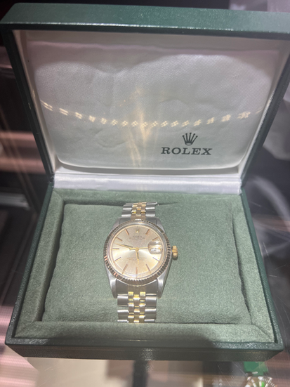 Marc's mind blow (who knew he'd fall in love with a two-tone and fluted bezel)