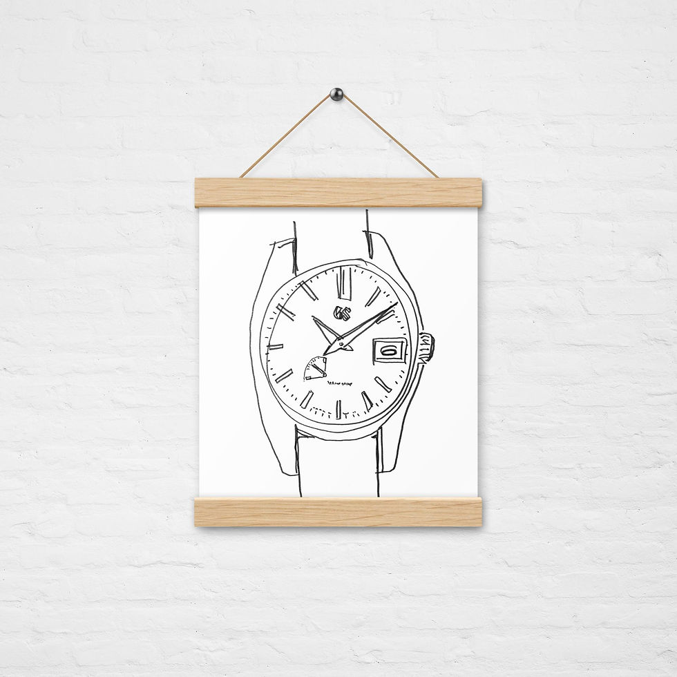 Thumbnail: Grand Seiko Spring Drive - Poster with hangers