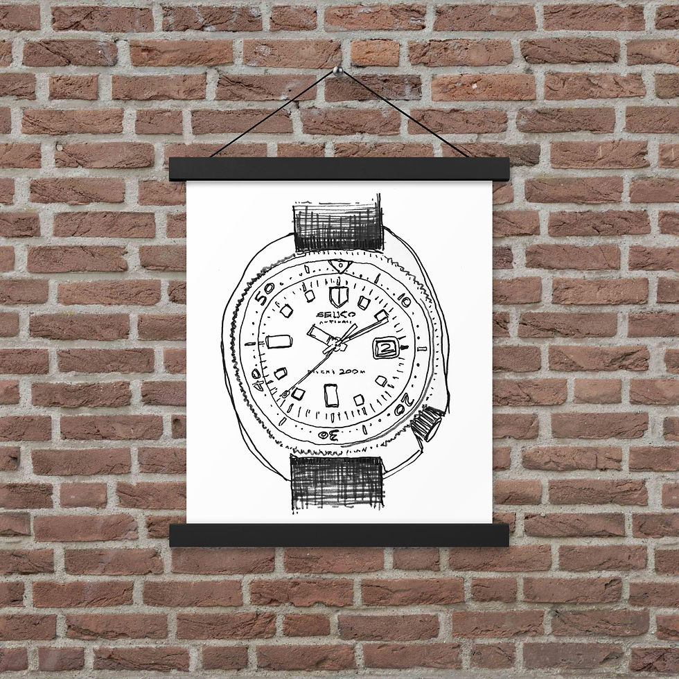 Thumbnail: Seiko "Captain Willard" - Poster with hangers