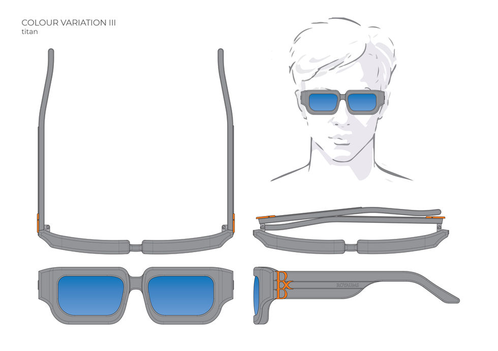 ROYAUMS Thick Frame Sunglasses design process
