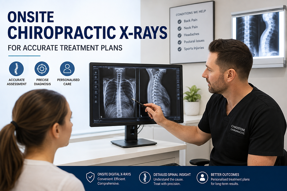 Onsite chiropractic X-rays
