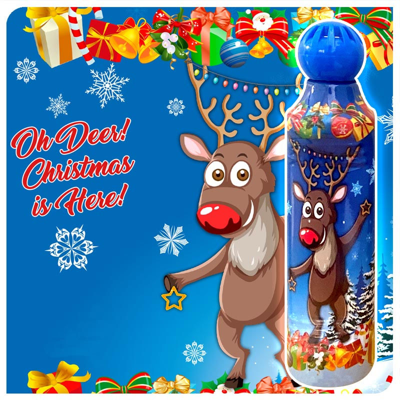 Christmas Housie Bingo Dabbers Special Pens 43ml Blue Reindeer