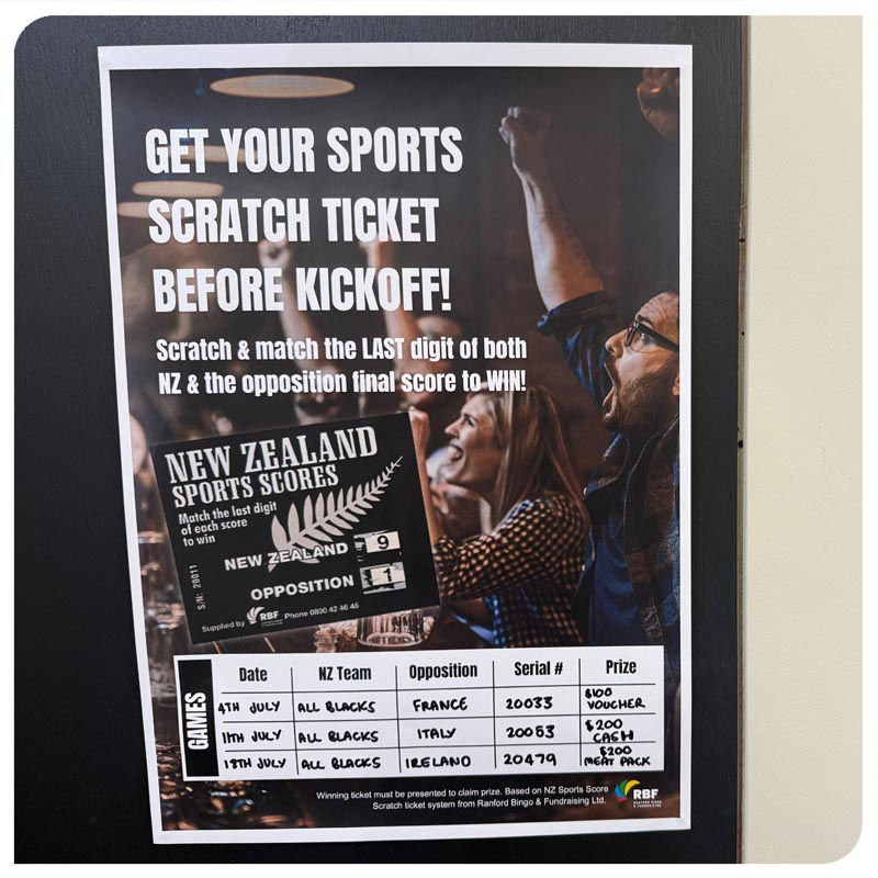 NZ Sport Score Example Filled Out