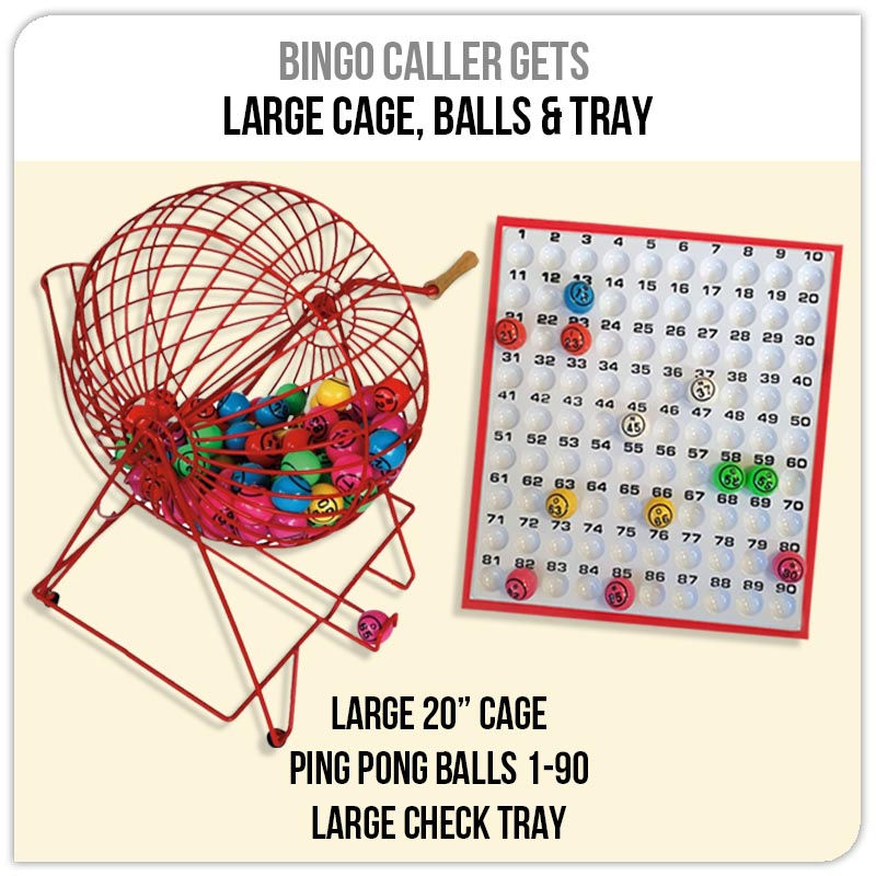 Show Time Bingo Housie Starter Kit New Zealand Large Cage Set