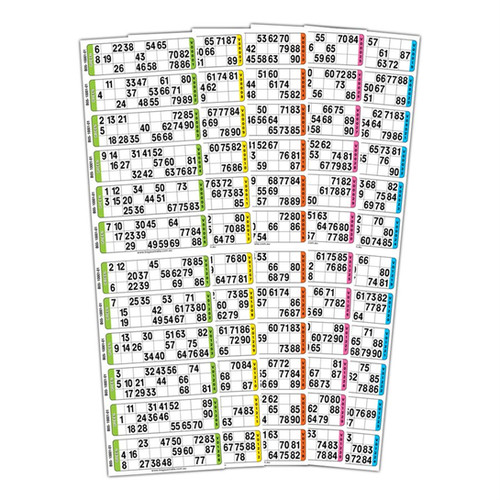 Housie Books Brackets Ranford Bingo NZ