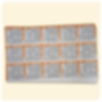 15ON Bundle Orange Single Numbered Bingo Housie B75 Cards front