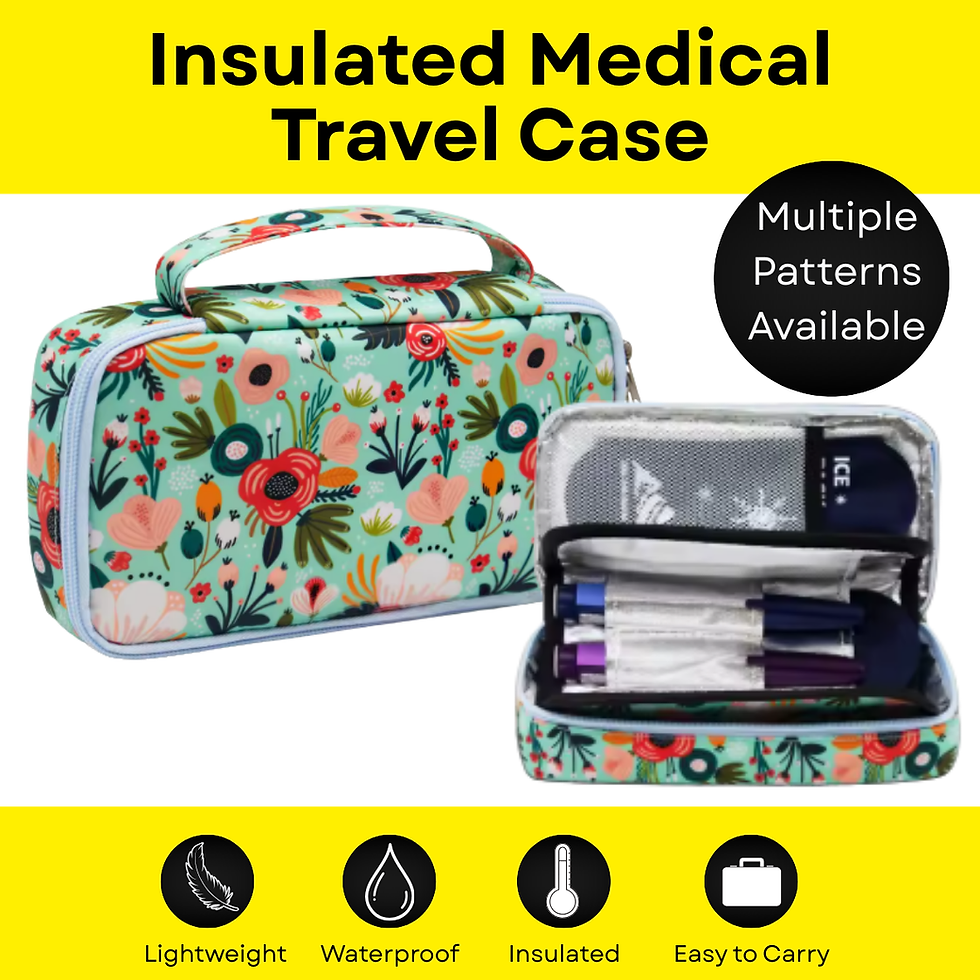 Thumbnail: Large Insulated Travel Bag - Patterned