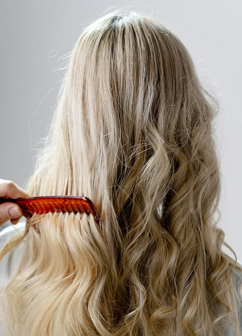 blonde hair