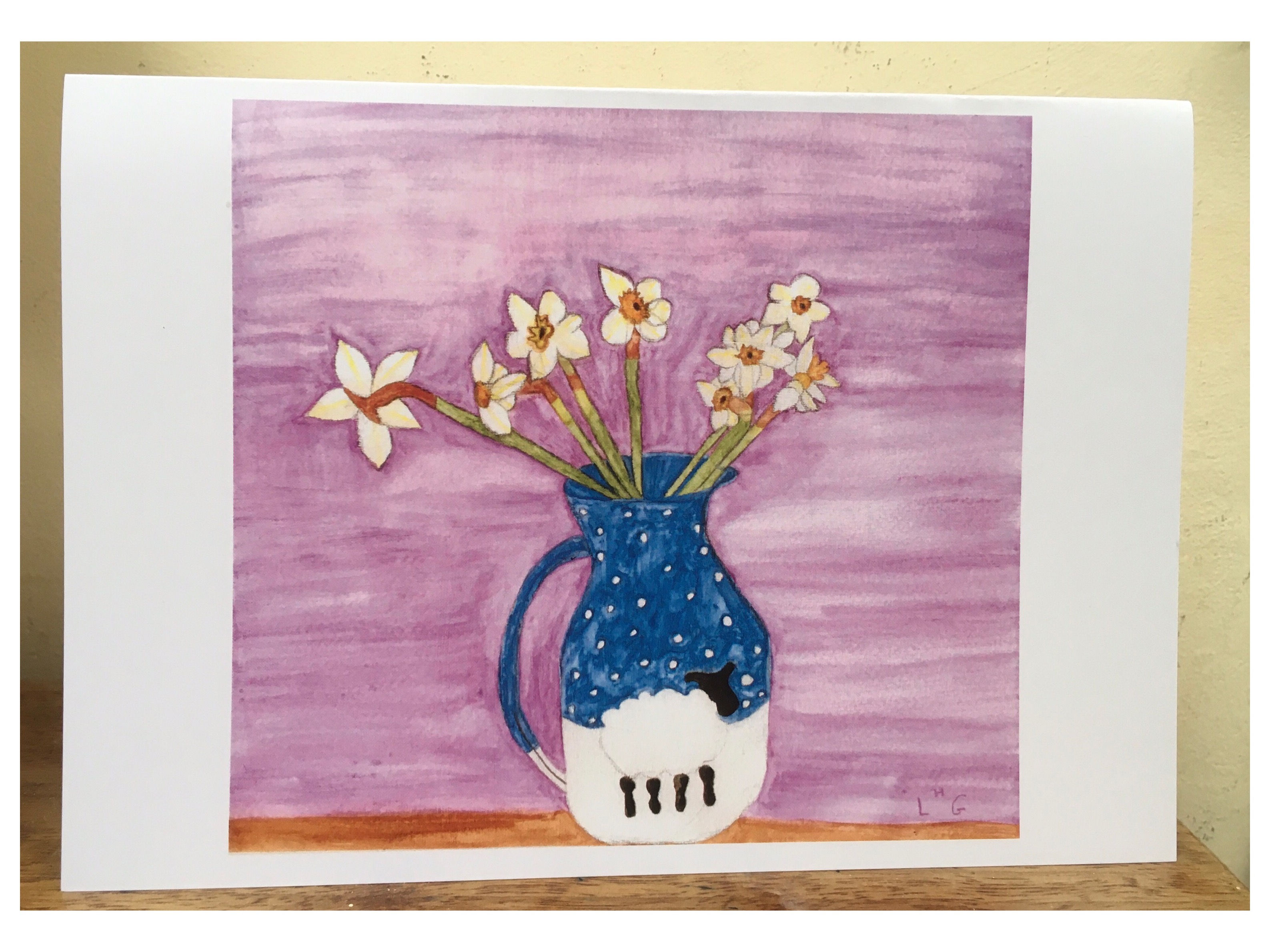 Delightful Daffodils Greetings Card