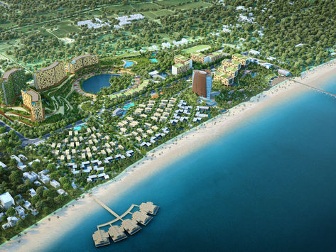 An integrated green urban resort in Vietnam