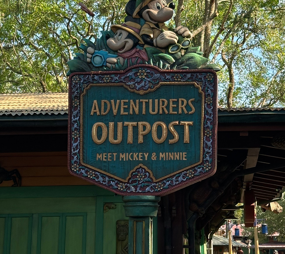 Adventurers Outpost Sign